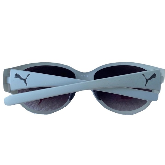 Puma Sunglasses Trestles 15013 White Frame with Brown Lenses Unisex main image 5